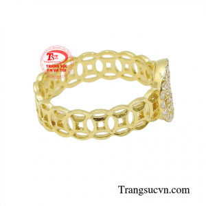 Nhẫn nữ kim tiền thịnh vượng dành cho phái đẹp hiện đại