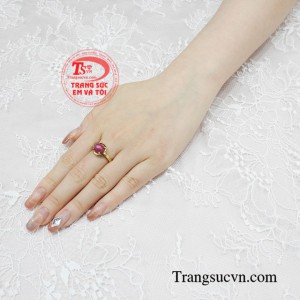 Nhẫn nữ ruby sao phúc lộc