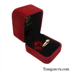 Nhẫn nữ vàng tây phong cách, duyên dáng