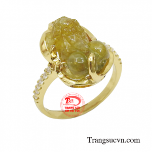 Nhẫn tỳ hưu luôn là dòng trang sức được nhiều người ưa chuộng.