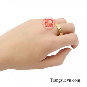 Nhẫn vàng phong cách cá tính thời trang