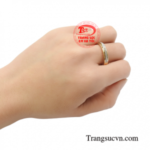 Nhẫn vàng tây cá tính đẹp thời trang