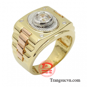 Chiếc nhẫn giúp nam giới toát lên được vẻ lịch lãm, thời thượng như khẳng định sự hiện diện của bạn nơi đông người. 