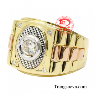 Nhẫn nam là sản phẩm trang sức dễ dàng mang theo vì vậy các sản phẩm nhẫn nam được các cánh mày râu yêu thích. 