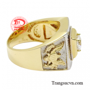 Chiếc nhẫn này sẽ giúp các chàng trai cảm thấy tự tin mỗi khi sải bước trước đông đám hay đặc biệt là trong những buổi hẹn hò tạo thiện cảm với người đối diện. 