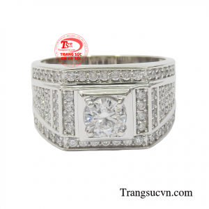 Chiếc nhẫn này sẽ khiến cho cánh mày râu hài lòng bởi sự sang trọng và lịch lãm mà nó mang lại