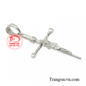 Thánh giá là tượng trưng cho hình ảnh của Chúa Giê-su bị đóng đinh trên cây thập tự giá, luôn nhắc nhở chúng ta Chúa cứu thế đã chịu khổ để chuộc tội cho nhân loại.