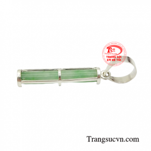 Mặt dây cẩm thạch bọc bạc cao cấp chế tác theo yêu cầu, giao hàng nhanh toàn quốc.