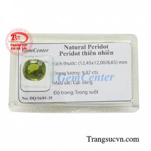 Viên peridot bền đẹp, chất lượng, phù hợp làm đồ trang sức sang trọng, đẳng cấp