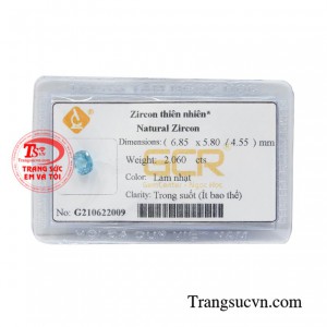 Viên zircon ép vỉ tài lộc phù hợp với những người mệnh Thủy và mệnh Mộc.