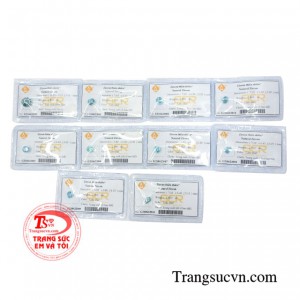 Viên zircon ép vỉ thiên nhiên