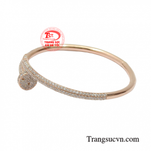 Vòng tay nữ ấn tượng vàng 10k Hàn Quốc giao hàng trên toàn quốc, thanh toán an toàn.