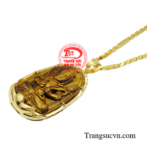 Bộ dây chuyền được coi như lá bùa hộ mệnh giúp người sử dụng tránh được những điều xui xẻo, hóa dữ thành lành, hóa hung thành cát. 