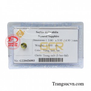 Đá saphir thiên nhiên sang trọng là viên đá quý được ưa chuộng bậc nhất trong phong thủy bởi vẻ đẹp và tác dụng tuyệt vời của nó