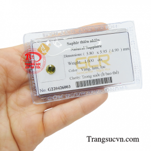Đá quý saphir còn là viên đá mang lại may mắn, thịnh vượng cho người đeo