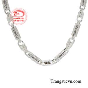Dây chuyền bạc nam chất lượng nhận đặt chế tác theo yêu cầu.