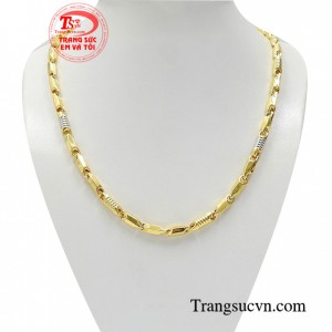 Dây chuyền vàng nam quyền lực 10k thiết kế tinh xảo, độc đáo