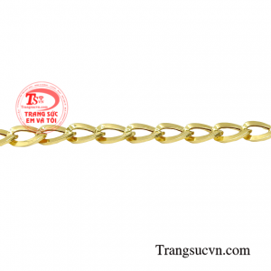Dây chuyền vàng nhập khẩu lịch lãm bảo hành 12 tháng.