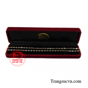 Dây chuyền vàng nhập khẩu tinh tế