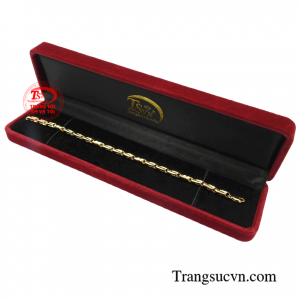 Lắc tay nam vàng tây sang trọng