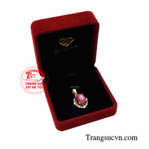 Mặt dây ruby sao cao cấp