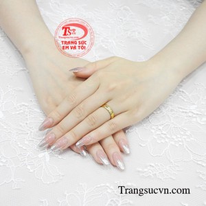 Nhẫn cưới vàng tây hẹn ước