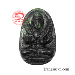 Phật bản mệnh jadeite tuổi sửu - dần thể hiện nét văn hóa phương Đông. 