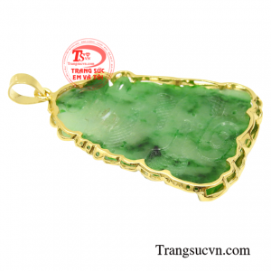 Phật Quan Âm cẩm thạch vàng tây chất lượng.