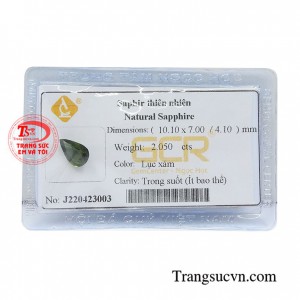 Saphir thiên nhiên cao cấp phù hợp cho những người mang mệnh Mộc và Hỏa