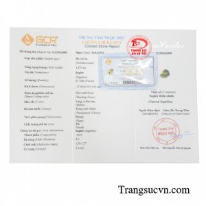Sapphire ép vỉ bền đẹp, chất lượng.