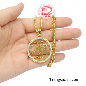 Bộ mặt dây chữ thời trang