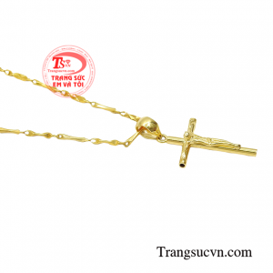 Bộ thánh giá vàng giê-su đảm bảo chất lượng.