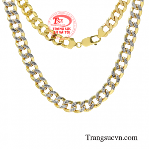 Chiếc dây chuyền vàng nam chất lượng thanh toán an toàn.