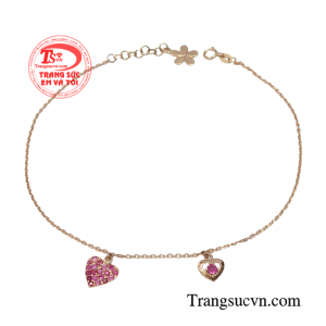 Lắc chân vàng sành điệu là món phụ kiện không thể thiếu đối với mỗi chị em phụ nữ. 