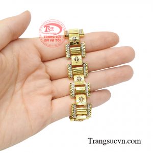 Lắc nam vàng tây hiện đại bảo hành 6 tháng