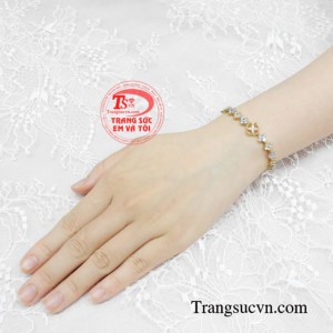 Lắc tay nữ lấp lánh