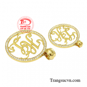 Mặt dây vàng tây dành cho cả nam và nữ nhận đặt chế tác theo yêu cầu.
