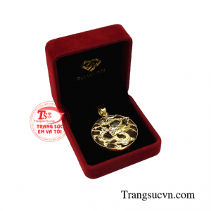 Mặt dây rồng thạch anh tóc