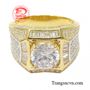 Nhẫn nam vàng hiện đại sẽ giúp bạn tạo dựng một ngoại hình chỉn chu, bảnh bao hơn trong mắt mọi người.