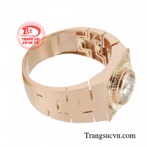 Khi sử dụng chiếc nhẫn này các quý ông toát lên thần thái đẳng cấp sang trọng.