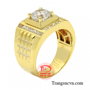 Nhẫn vàng nam giới thời trang là sản phẩm mới được chế tác độc đáo đầy ấn tượng.