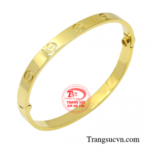 Vòng tay nữ vàng nhận đặt chế tác theo yêu cầu cùa khách hàng.