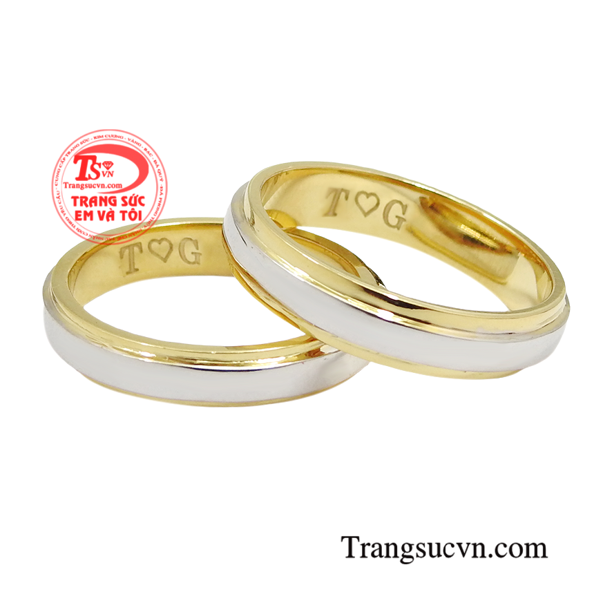 Cặp nhẫn cưới EM01 – Ngọc Thịnh Jewelry