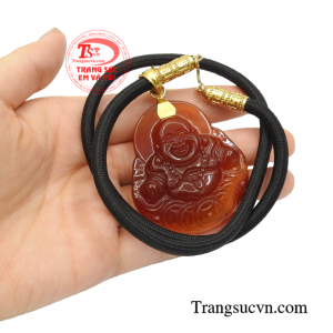 Bộ mặt phật mã não vàng tây hợp phong thủy.