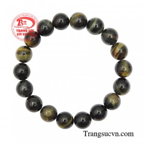 Chuỗi tay đá mắt hổ sẽ giúp người đeo hấp thu các đặc tính phong thủy mạnh mẽ của loại đá đặc biệt này.