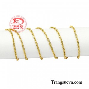 Dây chuyền vàng tây nữ giới đảm bảo chất lượng.