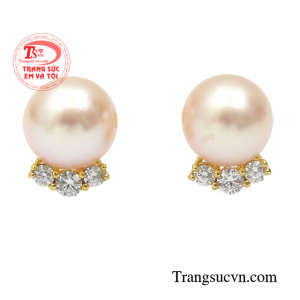 Hoa tai ngọc trai diễm lệ không chỉ mang đến nét xinh xắn mà còn thể hiện cá tính, nổi bật và tạo dấu ấn riêng của bản thân.