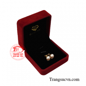 Hoa tai ngọc trai diễm lệ chất lượng.