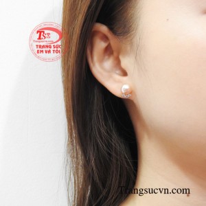 Hoa tai ngọc trai diễm lệ