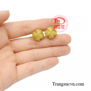 Hoa tai thạch anh tóc tài lộc giao hàng tận nơi.